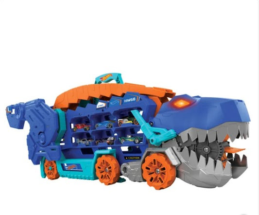 The Hot Wheels Ultimate T-Rex Transporter