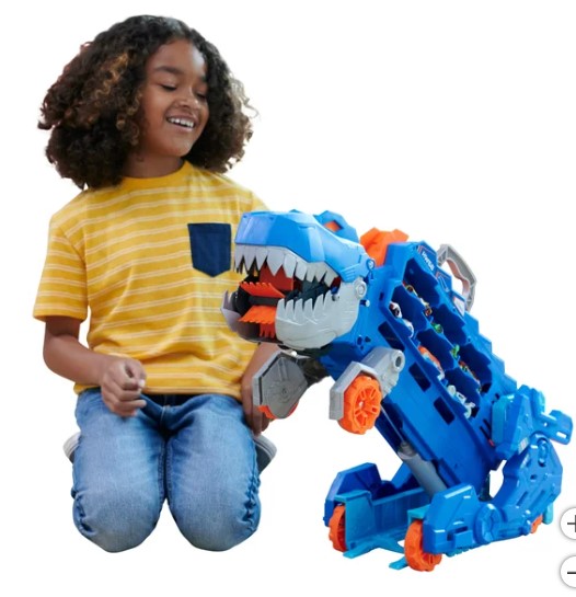 The Hot Wheels Ultimate T-Rex Transporter