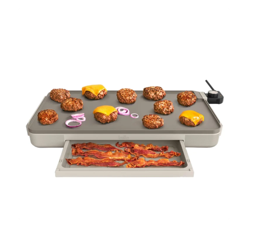 bella 12" x 22" XL Griddle with Warming Tray