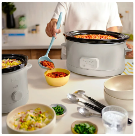 bella 6-quart Programmable Slow Cooker with Additional 2-quart Slow Cooker Set