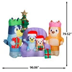 6.6’ Bluey Family Christmas Inflatable