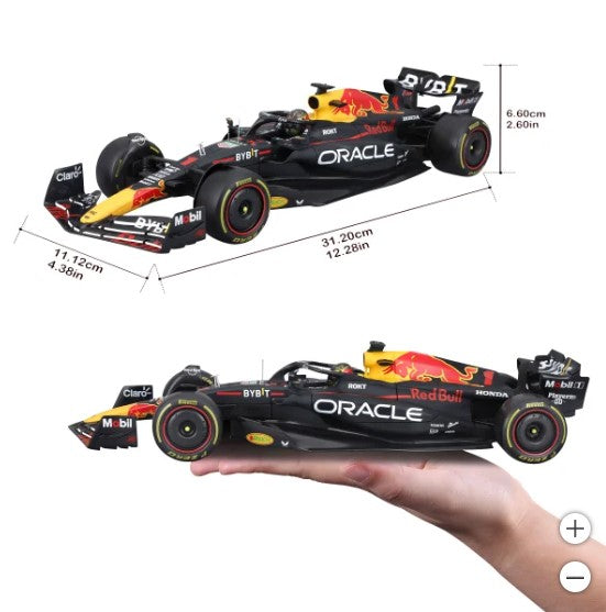 Bburago 1:18 Formula Die-cast Car, Red Bull
