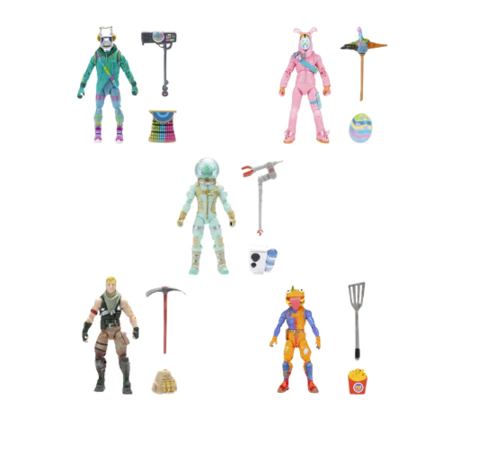 Fortnite Legendary Series 6", 5 Figure Pack with 6 Virtual Item Codes