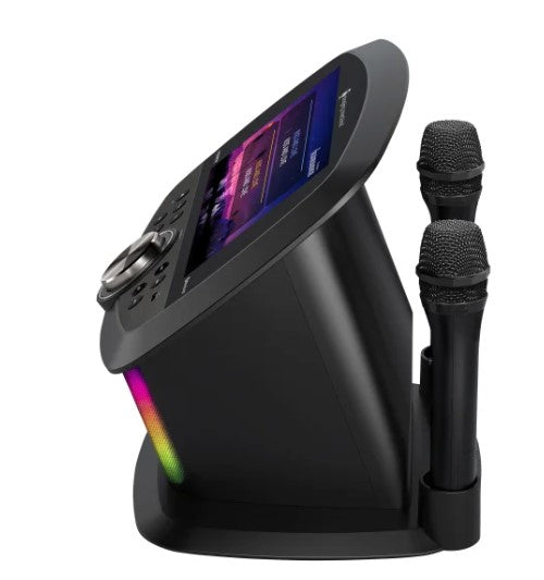 Singing Machine Ultimate Karaoke Party System with Vocal Removal & Charging Mics