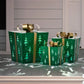 Metal Gift Boxes with LED Lights, Set of 3