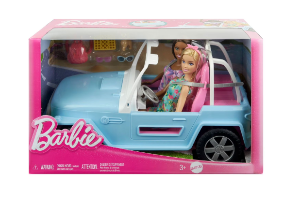 Barbie Dolls Vehicle Playset with Accessories