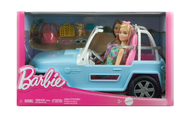 Barbie Dolls Vehicle Playset with Accessories