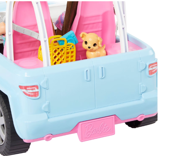 Barbie Dolls Vehicle Playset with Accessories