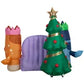 6.6’ Bluey Family Christmas Inflatable