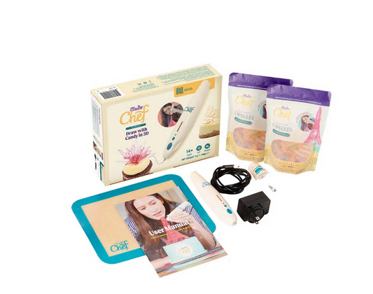 3Doodler Chef 3D Pen Bundle With Bonus Candy Refill Bag