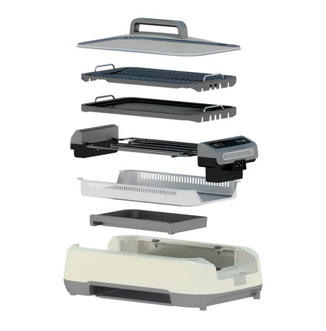 Ovente Smokeless Griddle & Grill System