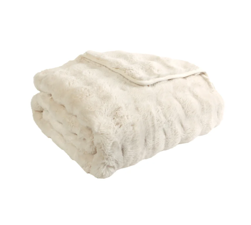 Bubble Faux Fur Throw