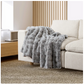 Bubble Faux Fur Throw