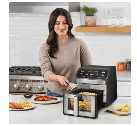 Gourmia 8-Quart Digital Air Fryer with Window & Light