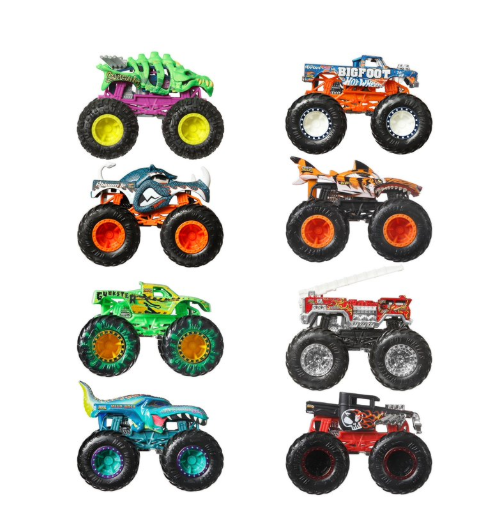 Hot Wheels Monster Trucks Live, 8 pk.