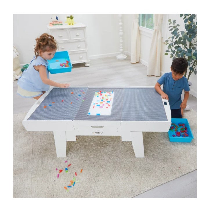Kidkraft Building Bricks Play N Glow Activity Table