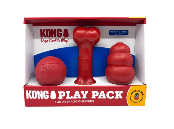 KONG Classic Dog Toys, 3-count