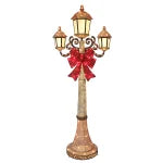 7’ LED Triple Lamp Post