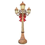 7’ LED Triple Lamp Post