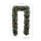 9' Pre-lit LED with Twinkle Artificial Decorated Garland, Red