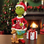Holiday Grinch and Max Statue by Jim Shore