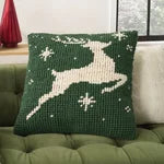 Mina Victory Loop Holiday Pillow, 22” x 22"