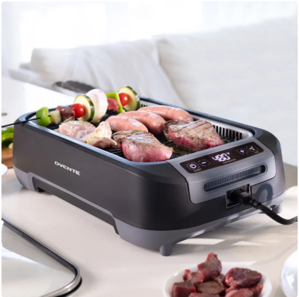 Ovente Smokeless Griddle & Grill System