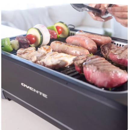 Ovente Smokeless Griddle & Grill System