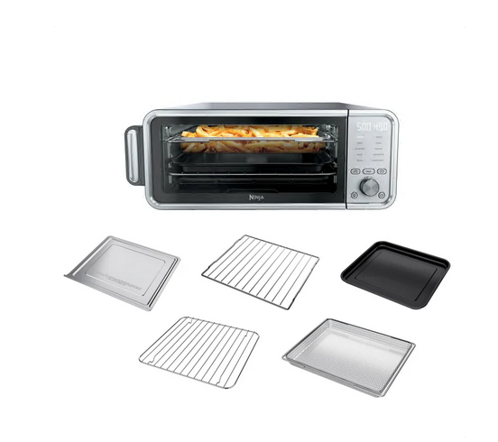 Ninja Flip 10-in-1 Toaster Oven & Air Fryer with Added Broil Rack
