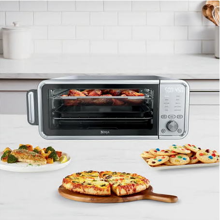Ninja Flip 10-in-1 Toaster Oven & Air Fryer with Added Broil Rack