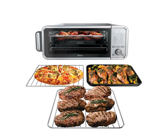 Ninja Flip 10-in-1 Toaster Oven & Air Fryer with Added Broil Rack