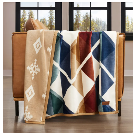 Pendleton Reversible Plush Throw