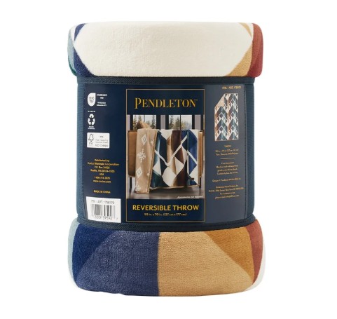 Pendleton Reversible Plush Throw