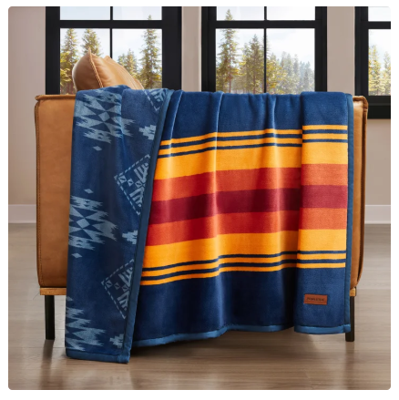 Pendleton Reversible Plush Throw