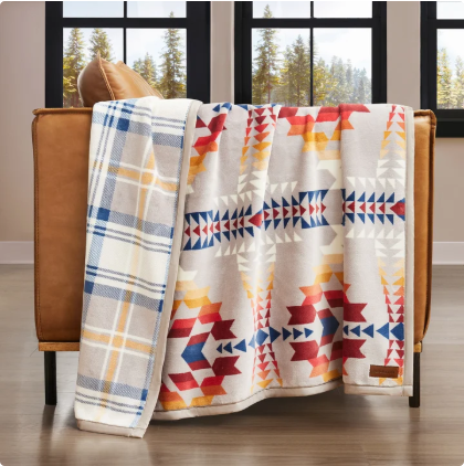Pendleton Reversible Plush Throw