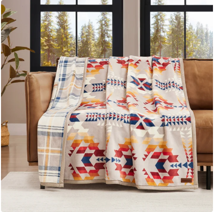 Pendleton Reversible Plush Throw