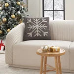 Mina Victory Loop Holiday Pillow, 22” x 22"