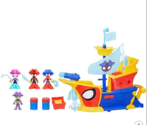 Spidey and Friends Water-Webs Webs Ahoy Bubble Pirate Ship