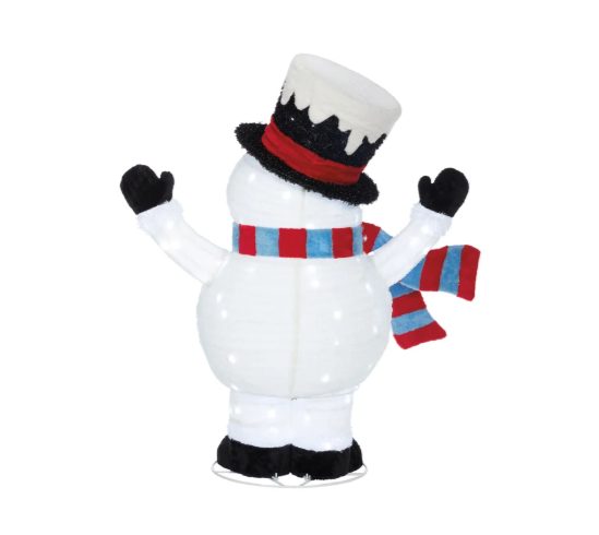 Pop Up Snowman Family with LED Lights, Set of 3