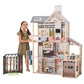 Lakeview Villa Wooden Dollhouse & Greenhouse